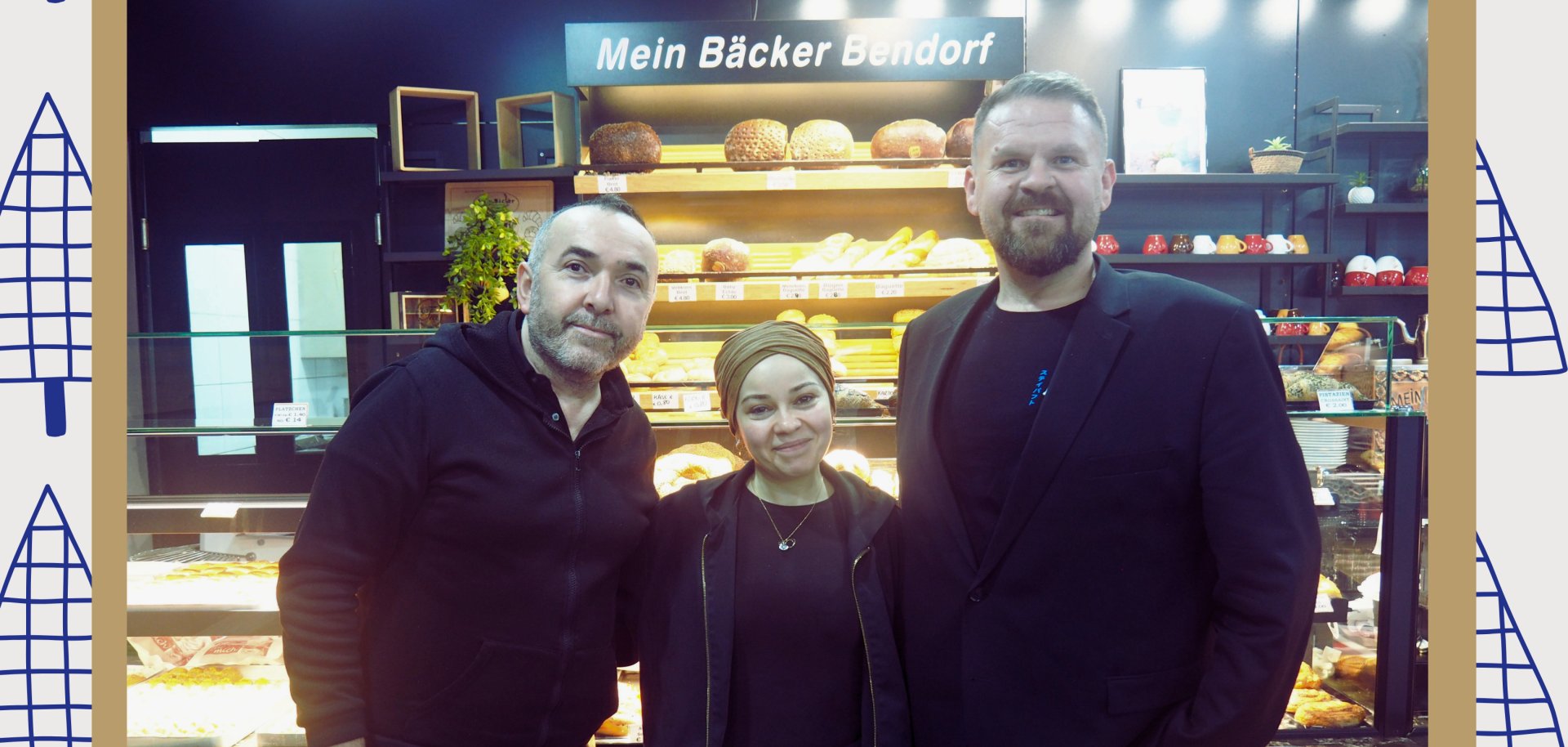 Beige Grün Schwarz Illustrativ Adventskalender Türchen Instagram Post - 15