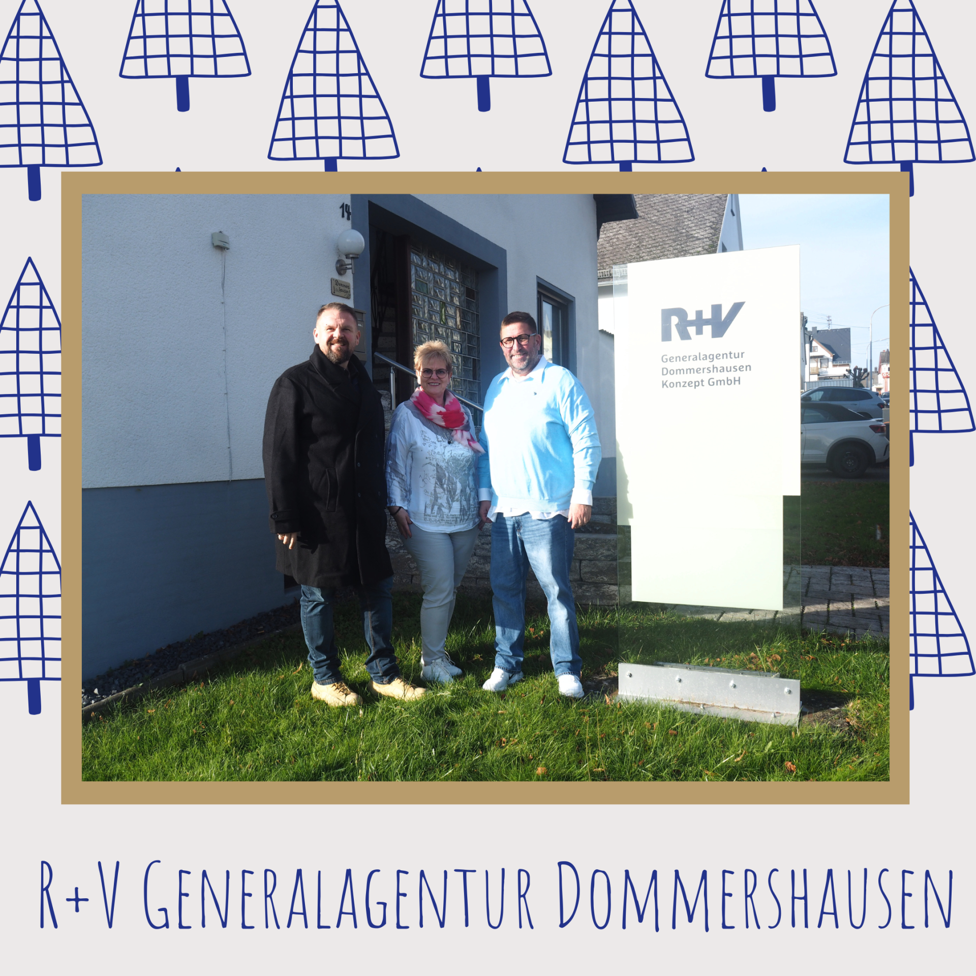 Beige Grün Schwarz Illustrativ Adventskalender Türchen Instagram Post - 5 (2)