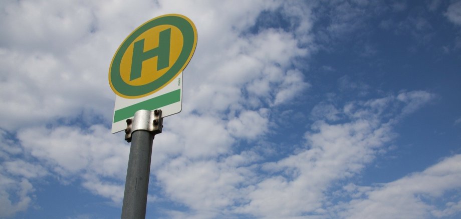 Bushaltestellenschild