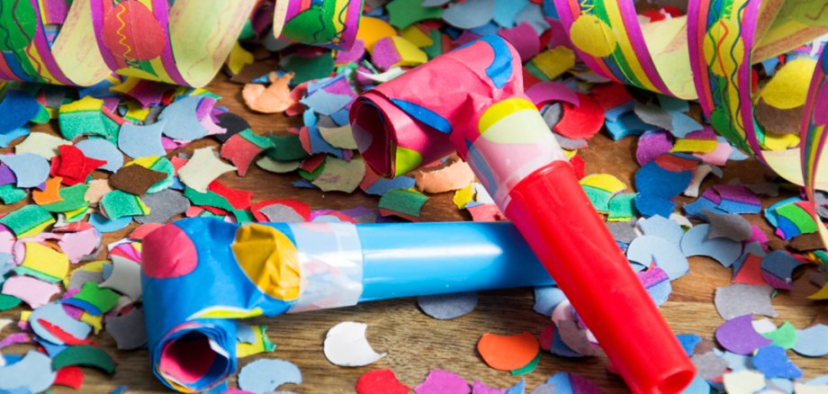 Gelb Lila Spaß Karneval Instagram Post - 1