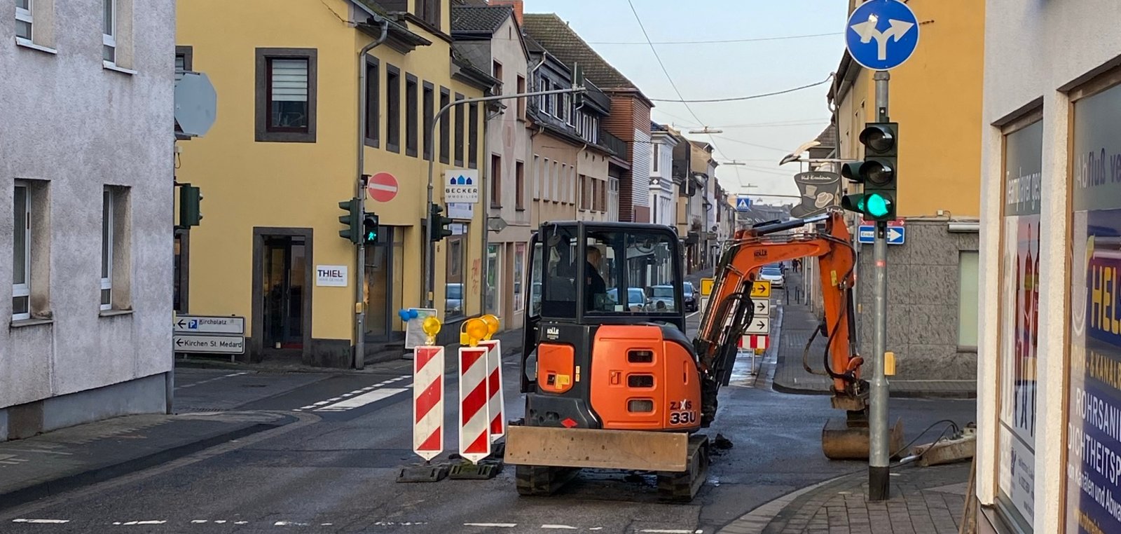 Verkehrseinschränkungen durch Wasserrohrbruch Stadt Bendorf