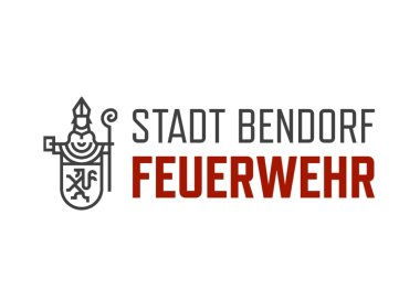 Feuerwehrauto oberhalb von Bendorf